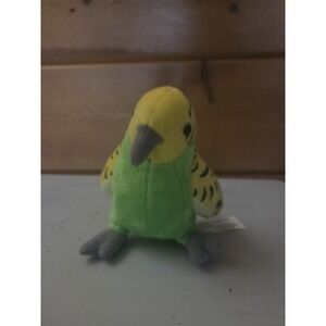 Fiesta - Parakeets Yellow and Green Stuffed Animals Plush Toy 6" Bird Plushy